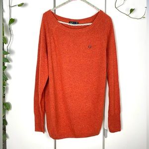 Fred Perry Orange Sweater